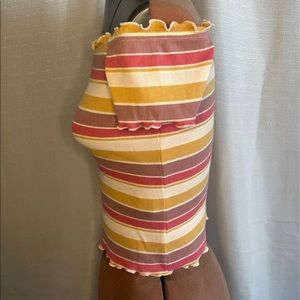 •Aeropostale off the shoulder crop top